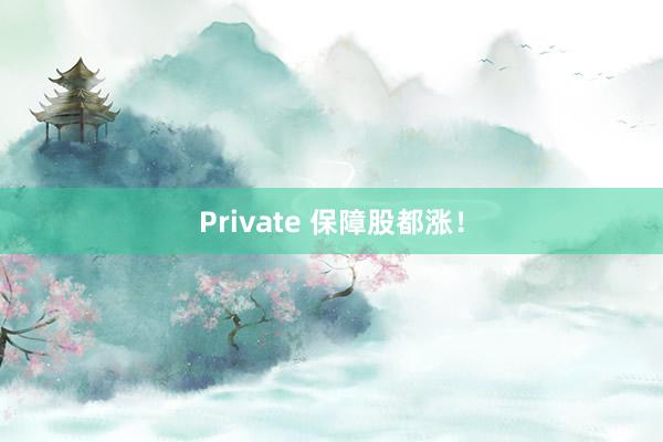 Private 保障股都涨！