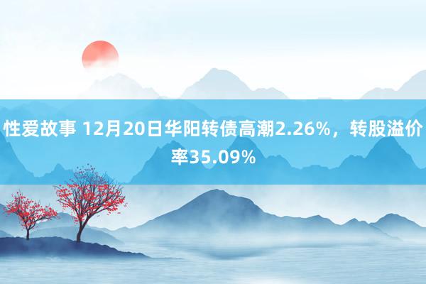 性爱故事 12月20日华阳转债高潮2.26%，转股溢价率35.09%